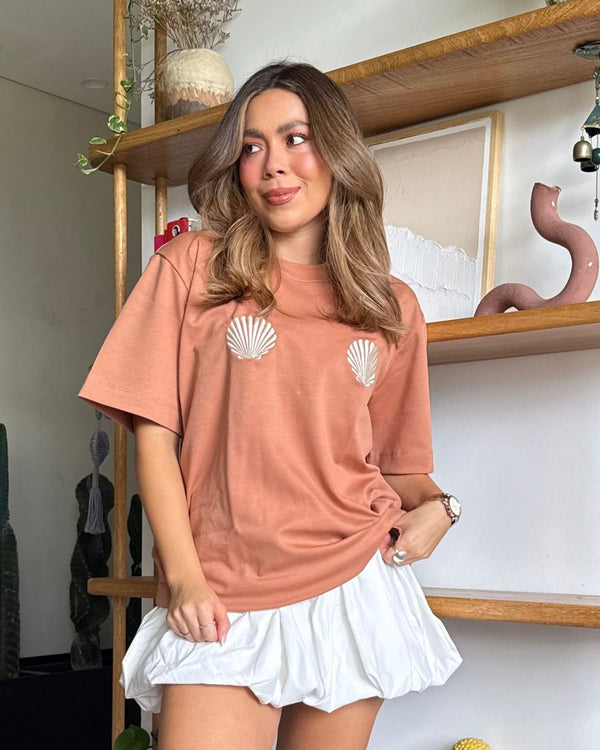 Salty Shell T-shirt Ref 077 Terracota