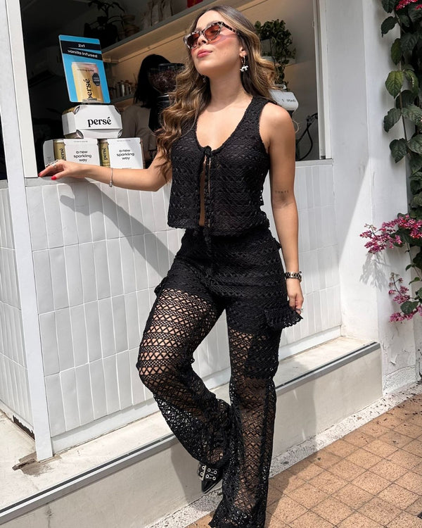 Pantalòn Serena Tejido Ref 5511 Negro