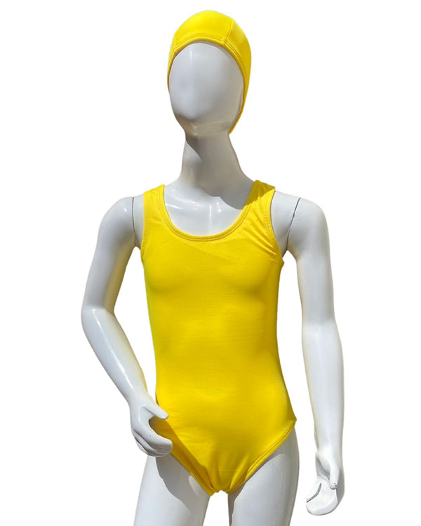 Vestido de Baño Niña Ref 1102 Amarillo