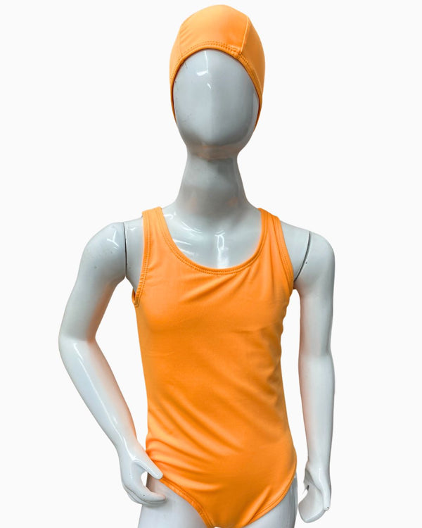 Vestido de Baño Niña Ref 1102 Naranja