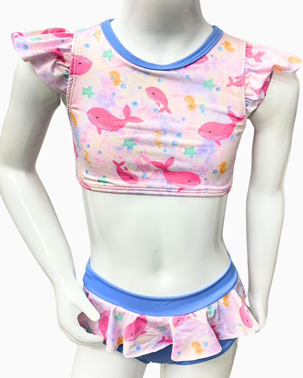 Vestido de Baño Niña 2 Piezas Ref 1109 Hortensia