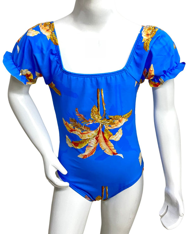 Vestido De Baño Niña Ref 1123 Azul Palmera