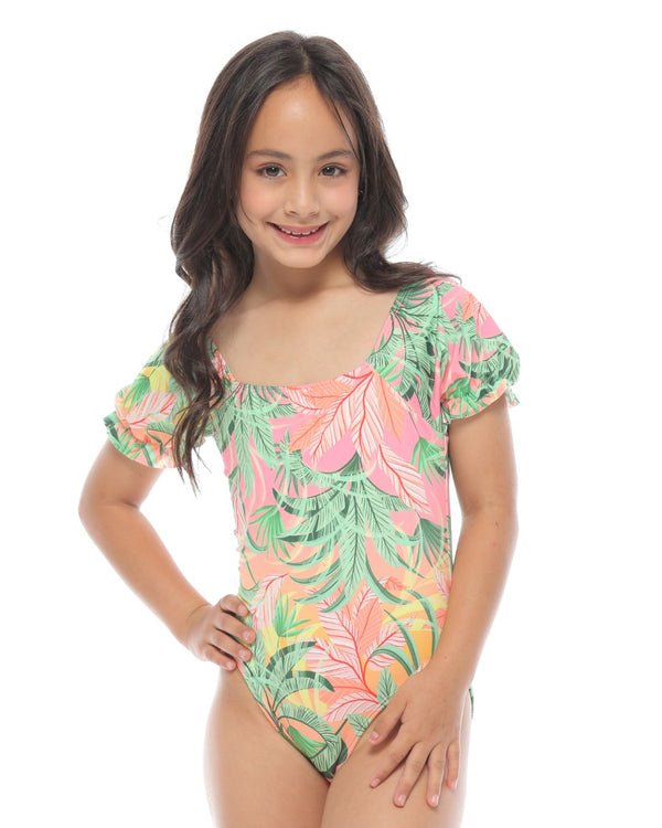 Vestido De Baño Niña Ref 1123 Tropical