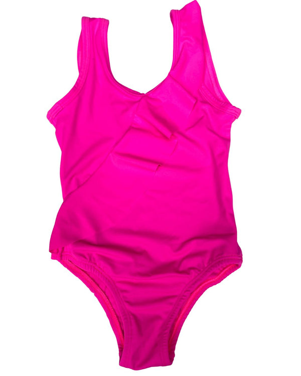 Vestido De Baño Niña Ref 1198 Fucsia Neón