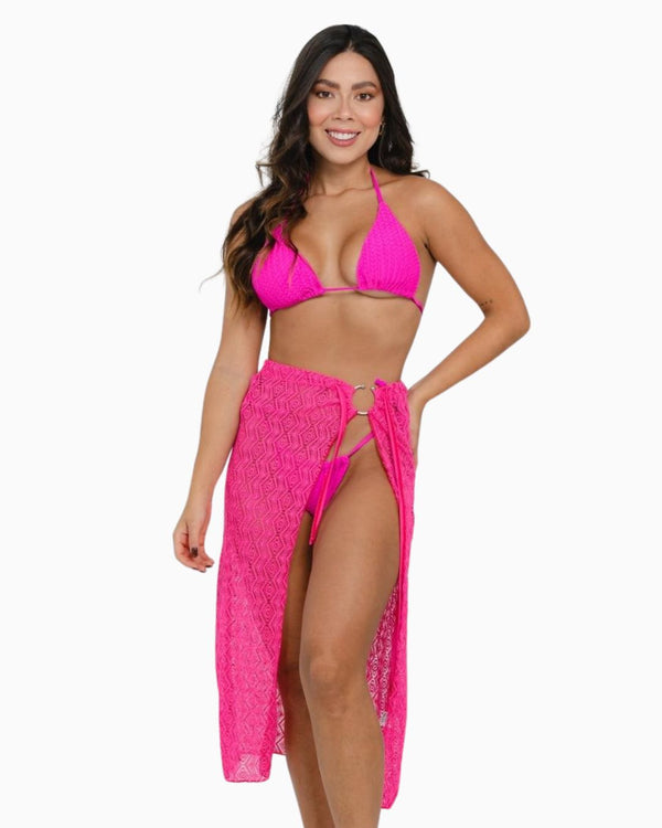 Salida de baño Dama  Ref 1233 Fucsia