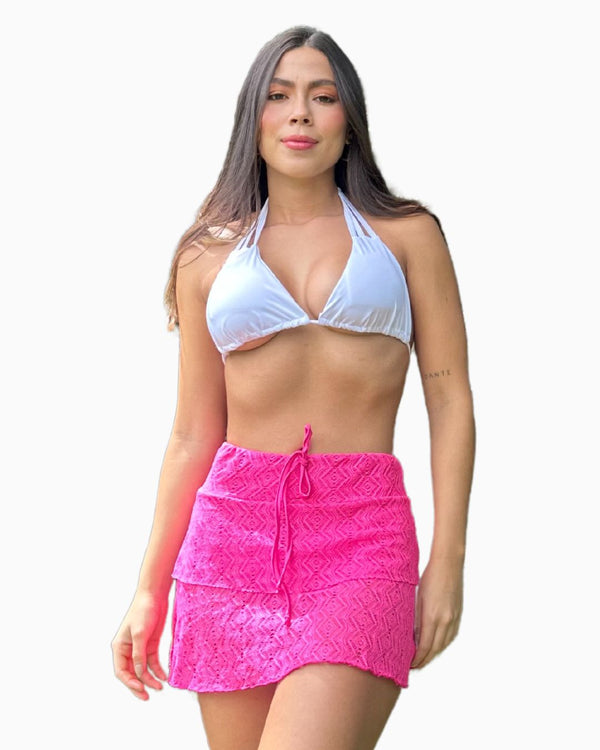 Salida de baño Dama  Ref 1235 Fucsia