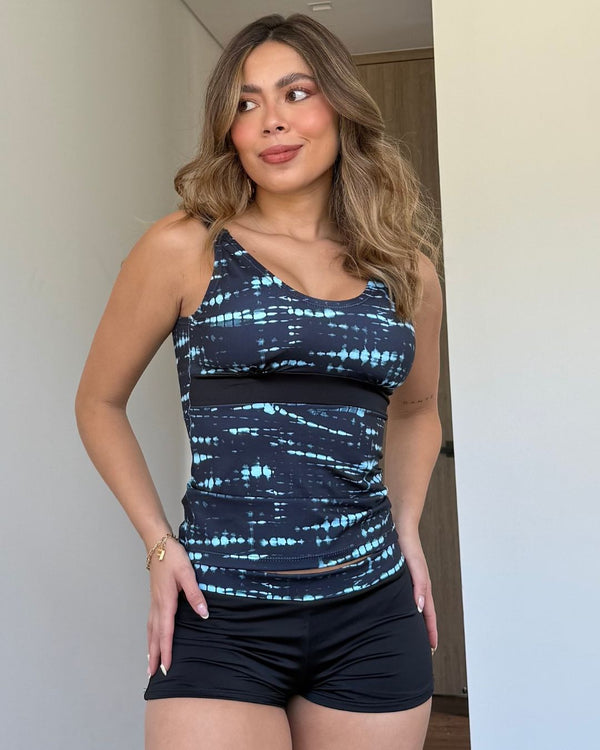 Vestido de Baño Dama Ref 1245 Turquesa