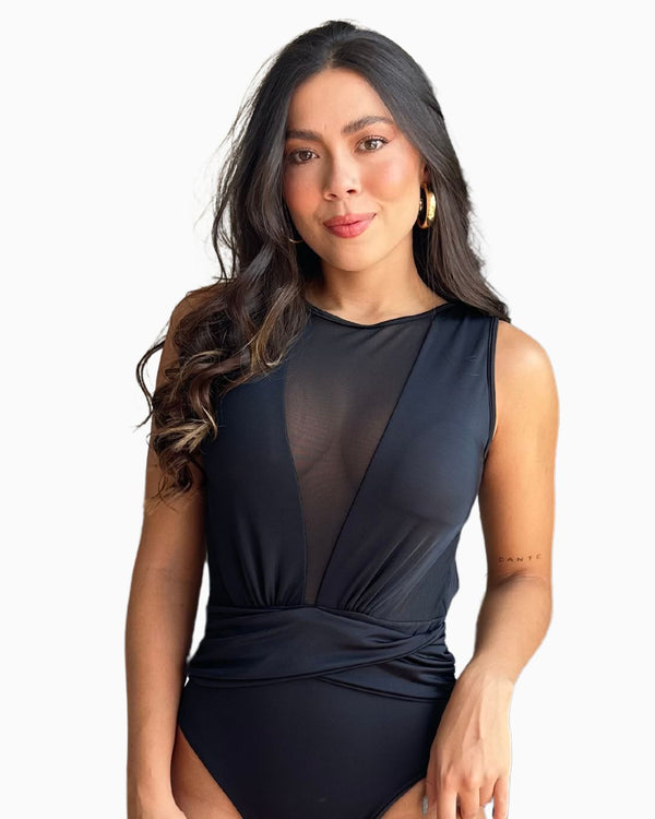 Vestido de Baño Dama Ref 1276 Negro