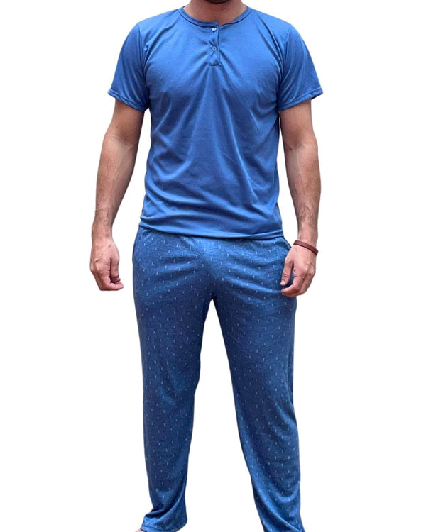 Pijama Hombre Pantalòn Ref 351 Azul Navy