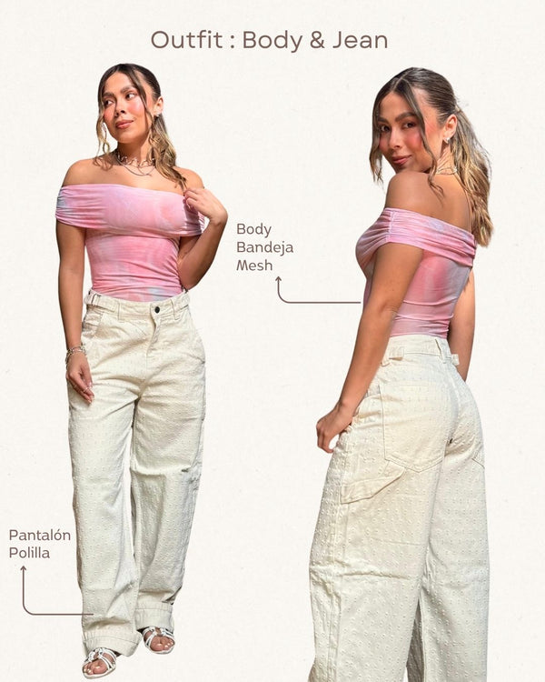 Set Jean & Body Ref 5539 & 062 Rosa
