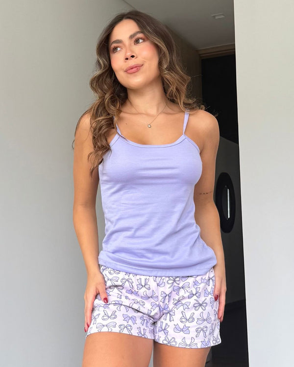 Pijama Short Ref 5009 Lila