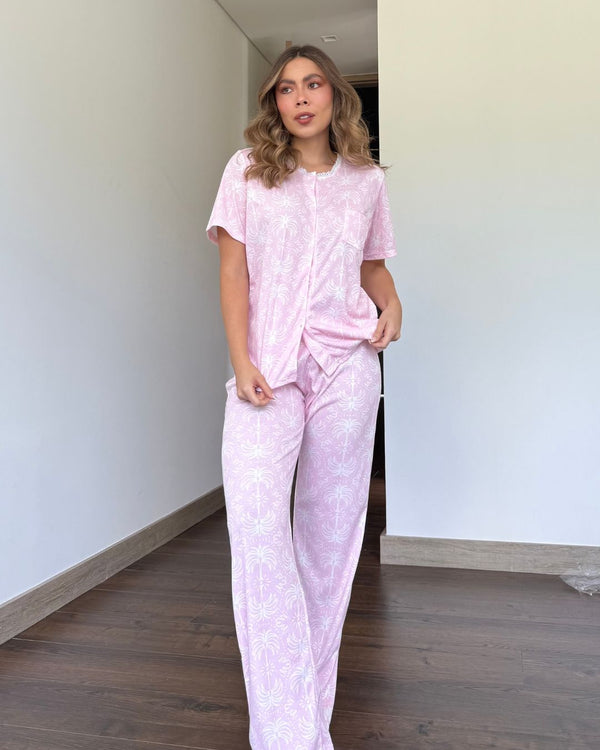 Pijama Pantalòn Ref 5021 Rosado