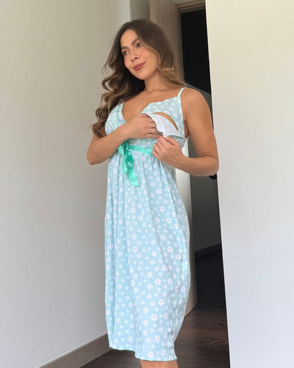 Pijama Posparto Ref 5023 Verde