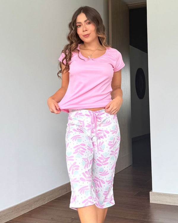 Pijama Capri 5139 Rosado