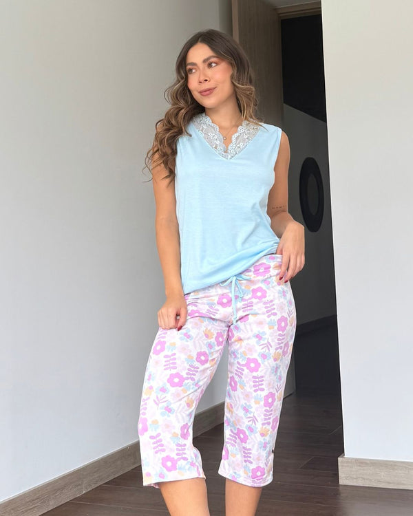 Pijama Capri 5144 Azulito