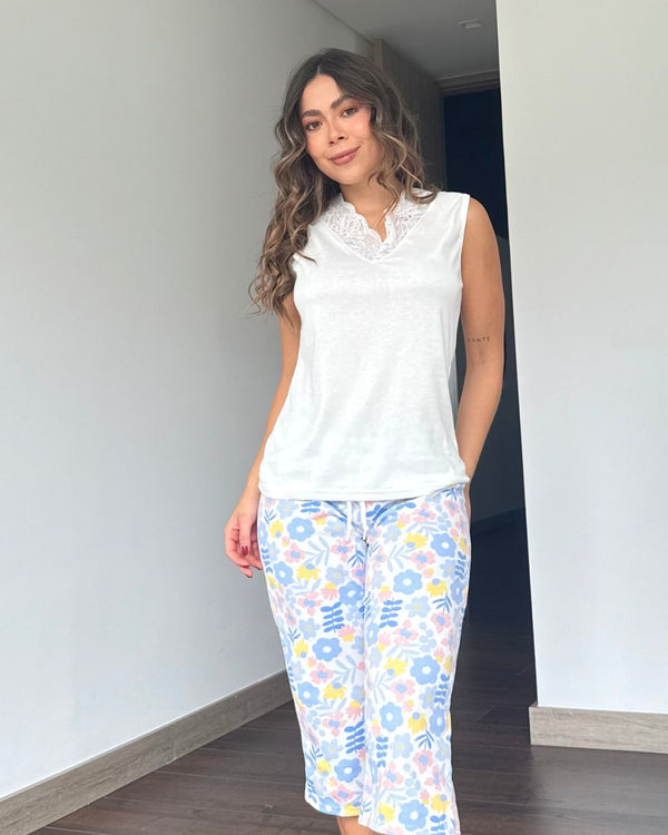 Pijama Capri 5144 Marfil