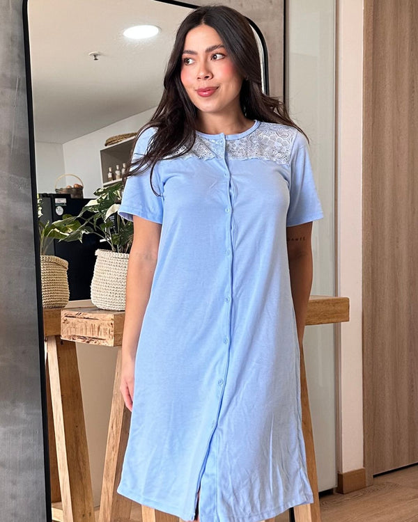Pijama Batola Señorera Ref 5146 Azulito