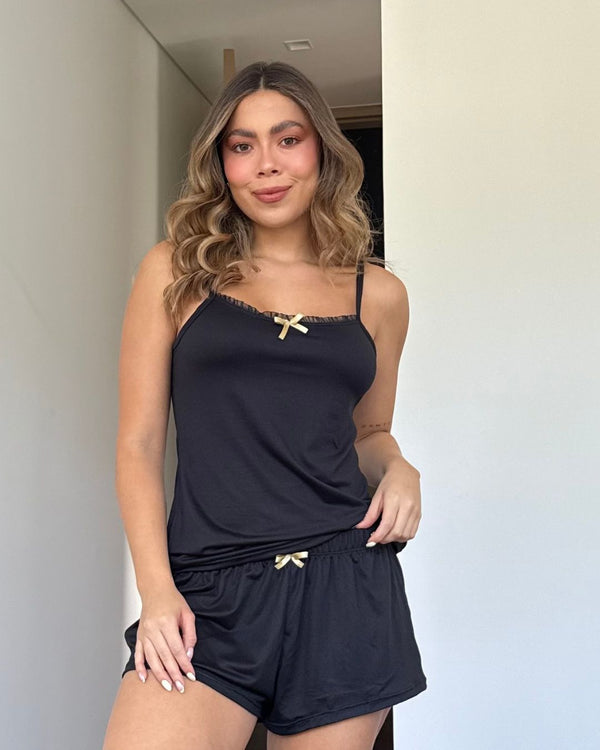 Pijama Short Ref 5198 Negro
