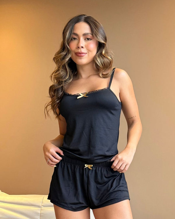 Pijama Short Ref 5198 Negro