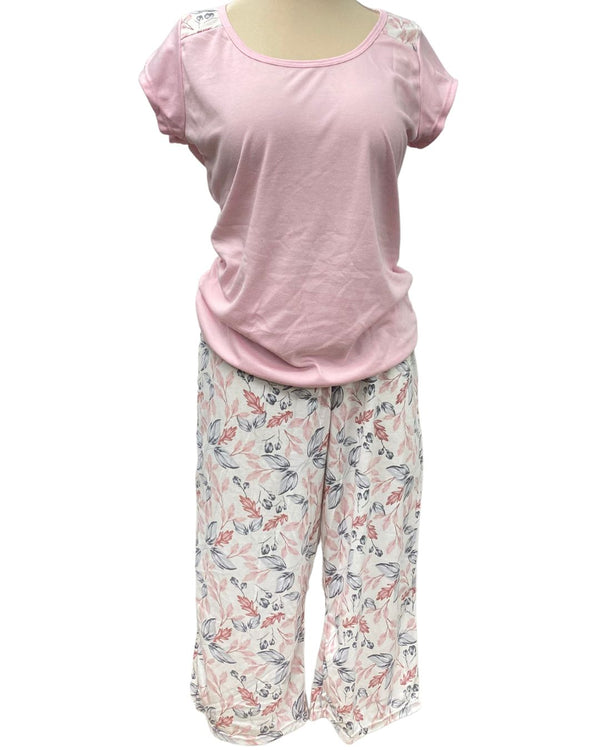 Pijama Capri Talla Plus 5204 Rosado