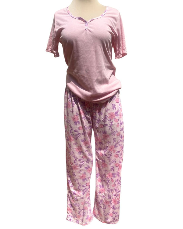 Pijama Pantalón Largo Talla Plus 5207 Rosado