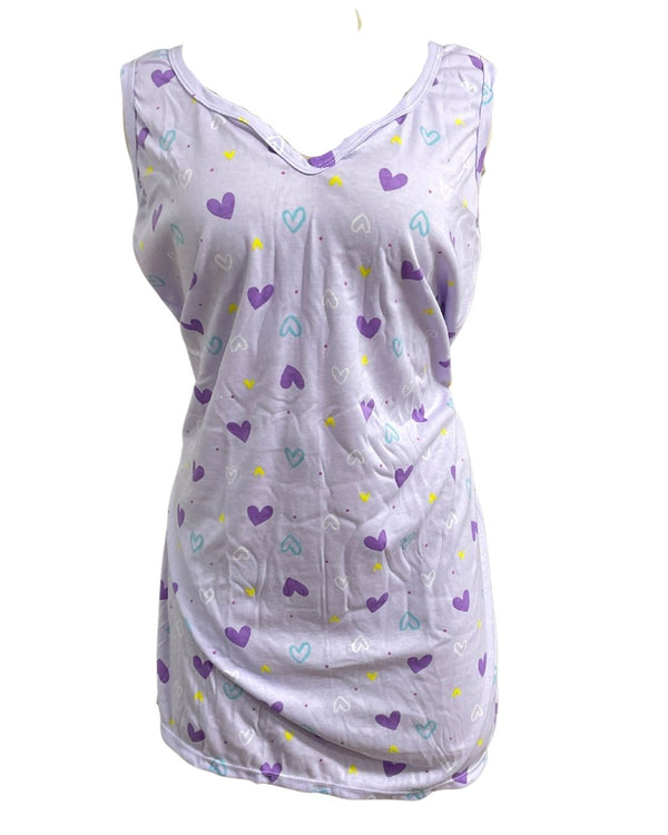 Pijama Vestido Talla Plus Ref 5211 Lila