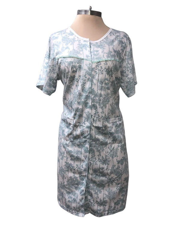 Pijama Vestido Talla Plus Ref 5222 Pistacho
