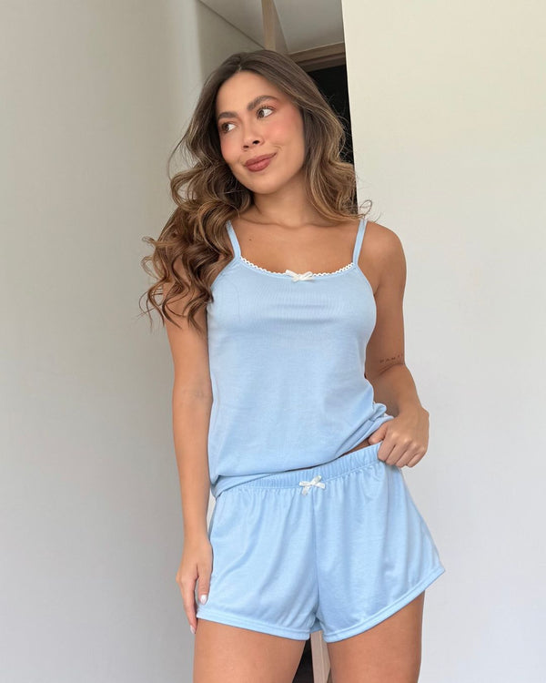 Pijama Short Ref 5440 Azulito
