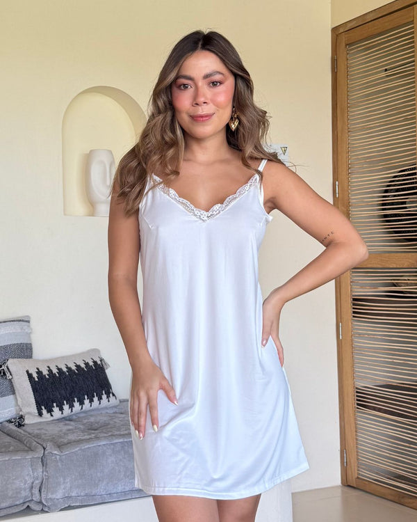 Pijama Vestido Ref 5451 Perla