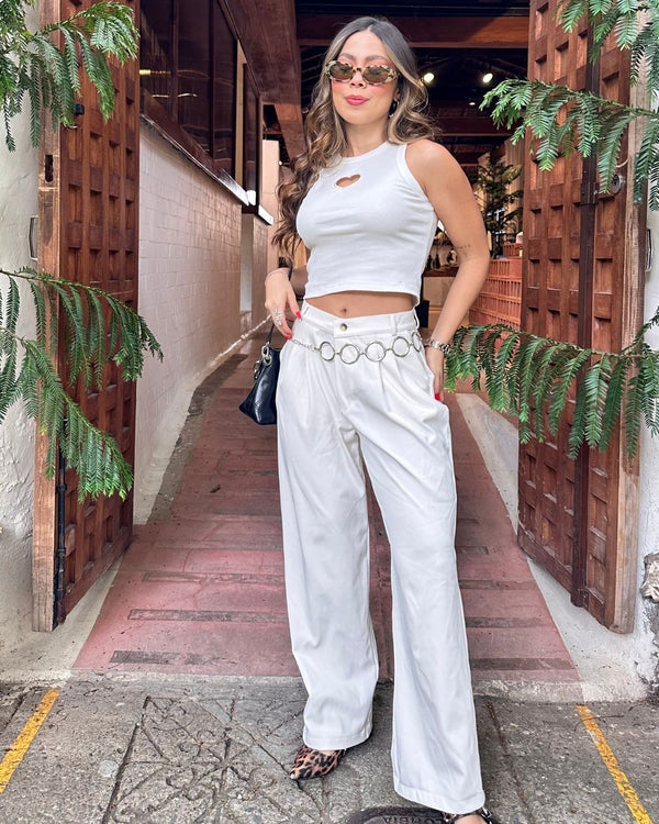 Pantalòn Classic Pants Ref 5518 Marfil