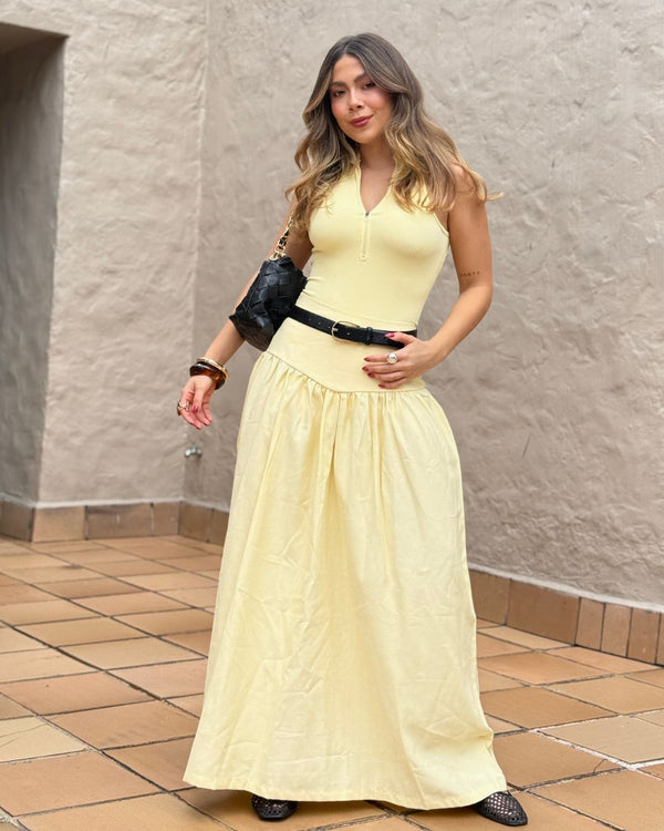 Falda Miss Ref 6020 Yellow Butter