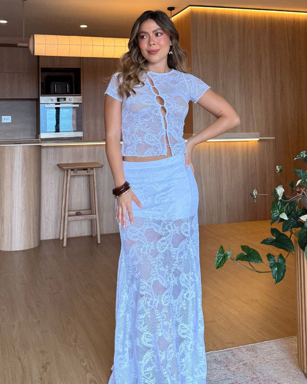 Falda Atelier Ref 6024 Blanco