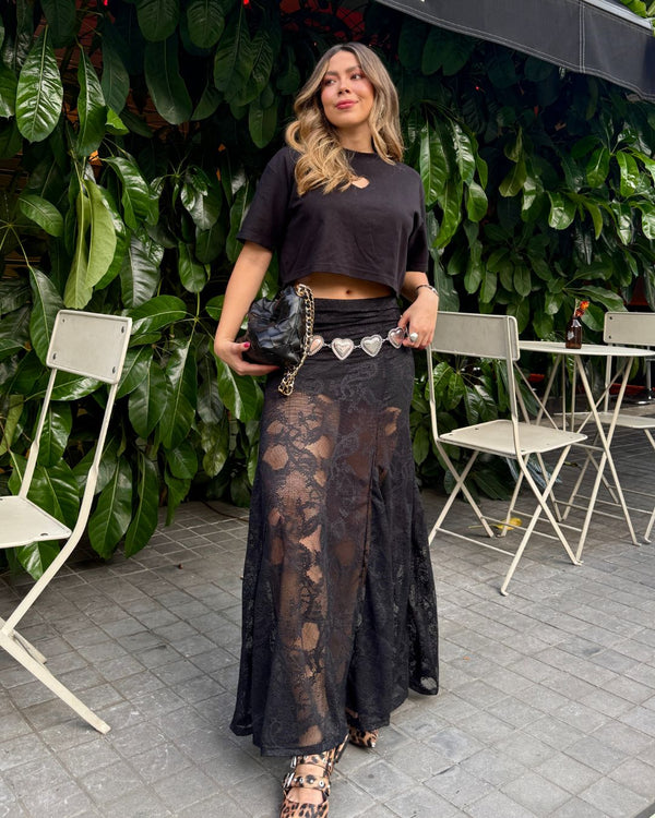 Falda Atelier Ref 6024 Negro