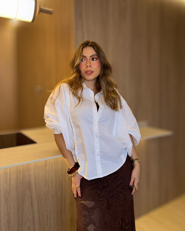 Camisa Oversize de Algodón Ref 6028