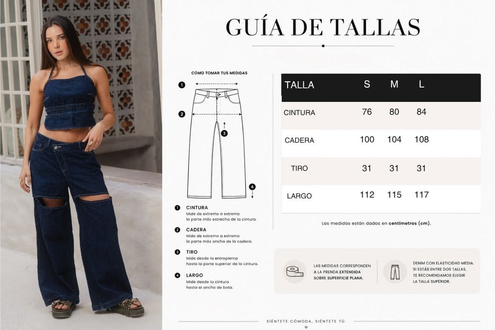 Tabla de tallas Set Raw Ref 6036