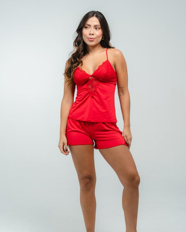 Pijama Sexy Ref 5029 Rojo