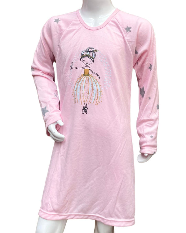 Pijama Niña Vestido Ref 968 Rosado