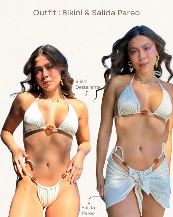 Set Bikini & Salida Ref 1393 & 1369 Perla