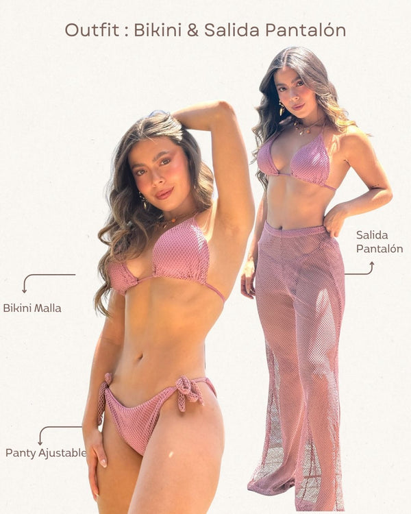 Set Bikini & Salida Ref 1258 & 1381 Magenta