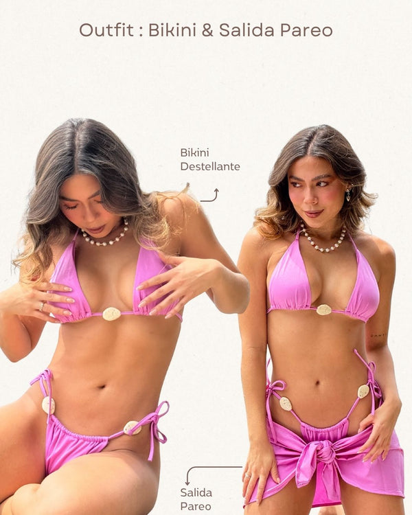 Set Bikini & Salida Ref 1393 & 1369 Lila