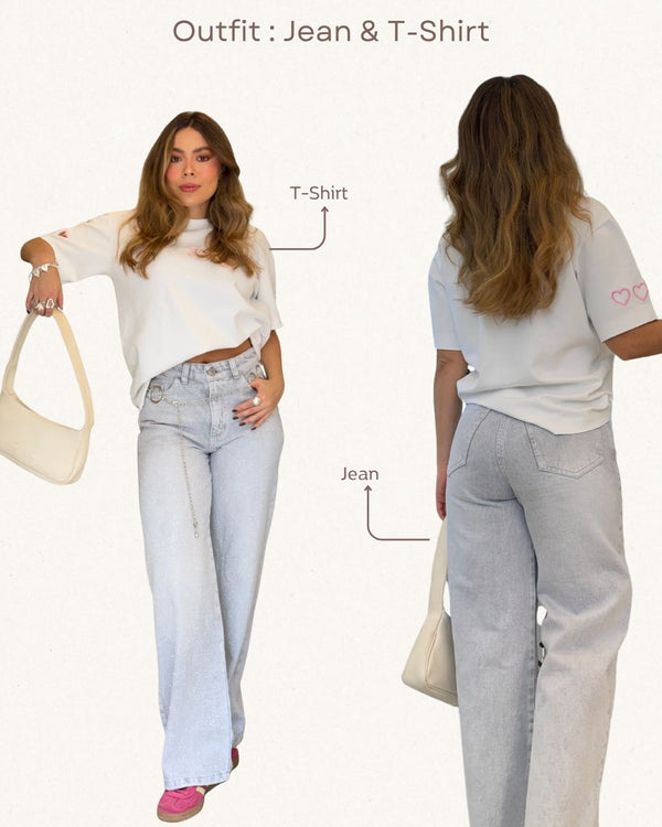 T-Shirt & Jean Ref 5538 Gris & 076 Nada Es Urgente Solo Yo