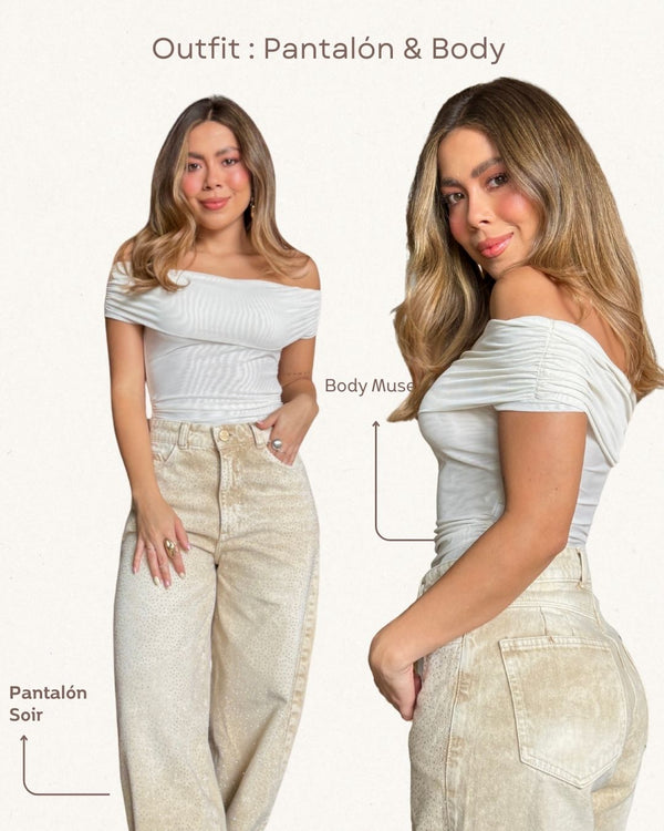 Set Jean & Body Ref 6007 Creamy & 059 Perla