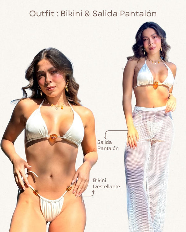 Set Bikini & Salida Ref 1393 & 1381 Perla