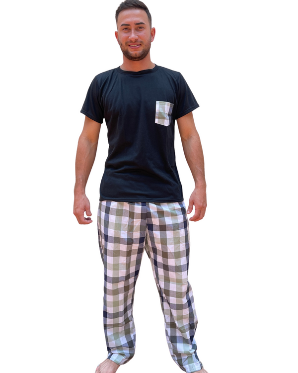 Pijama Hombre Pantalón Ref 360 Negro
