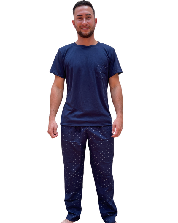 Pijama Hombre Pantalón Ref 360 Azul oscuro