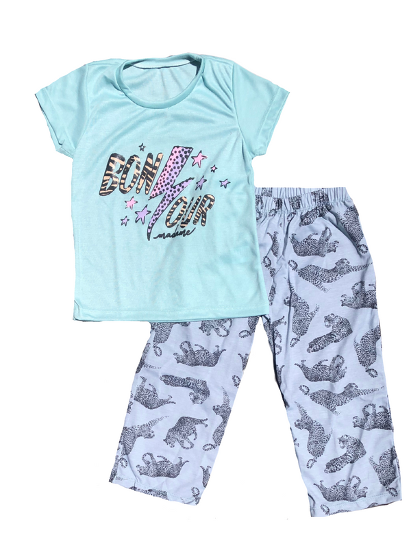 Pijama Pantalón Largo Niña Ref 973 Menta