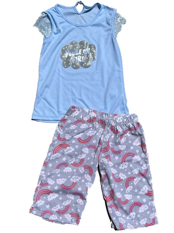 Pijama Capri Niña Ref 902 Azul