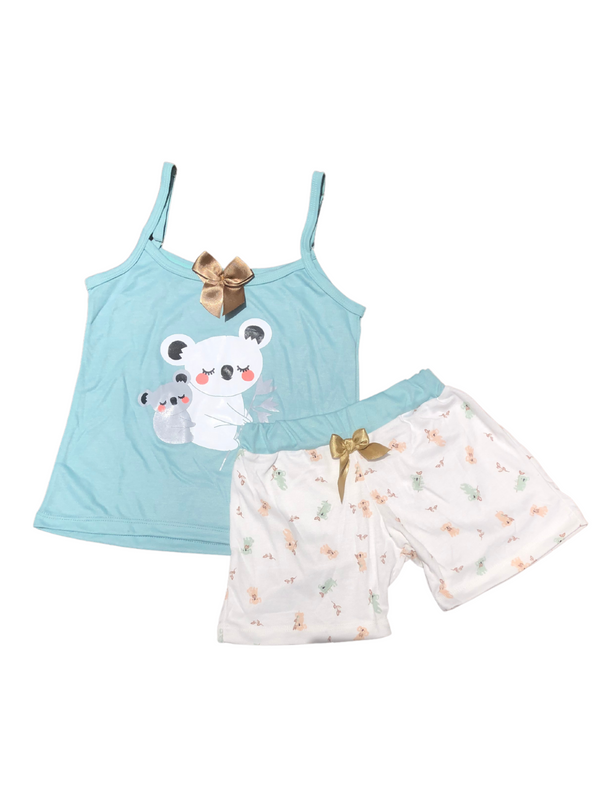 Pijama Niña Short Ref 967 Pistacho